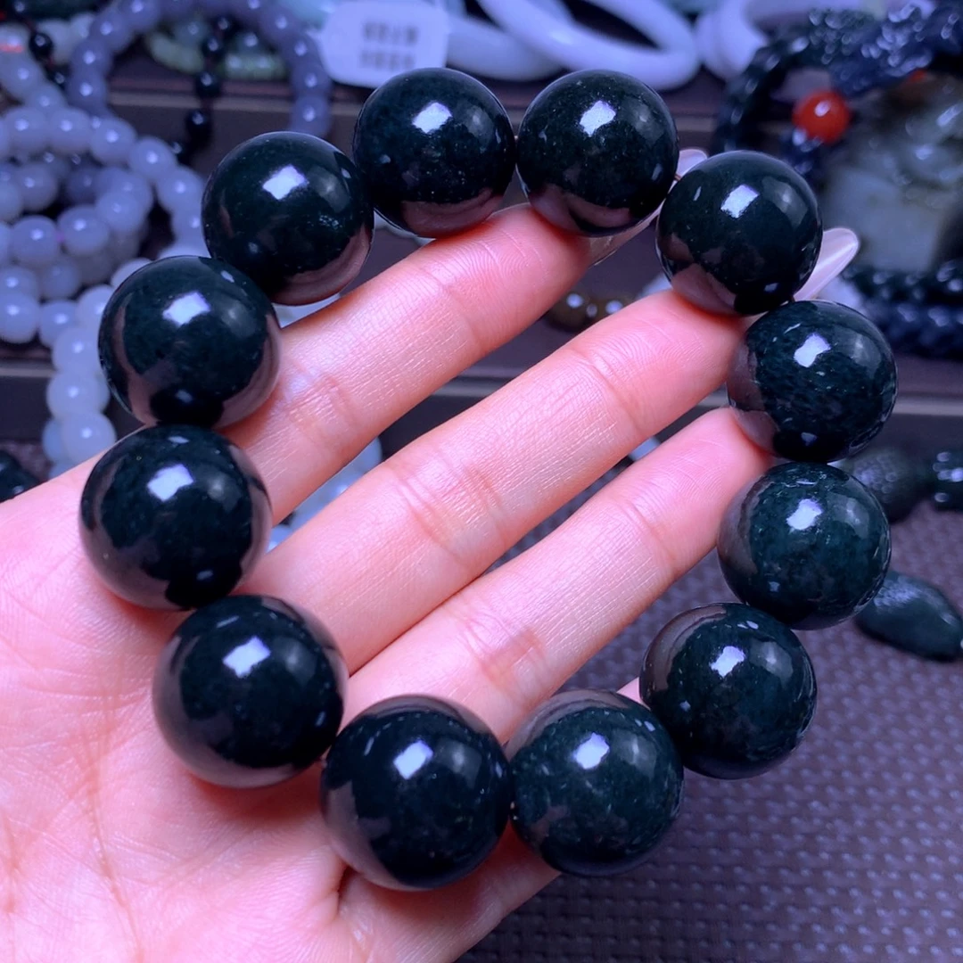 和田玉未镶嵌手串卡20