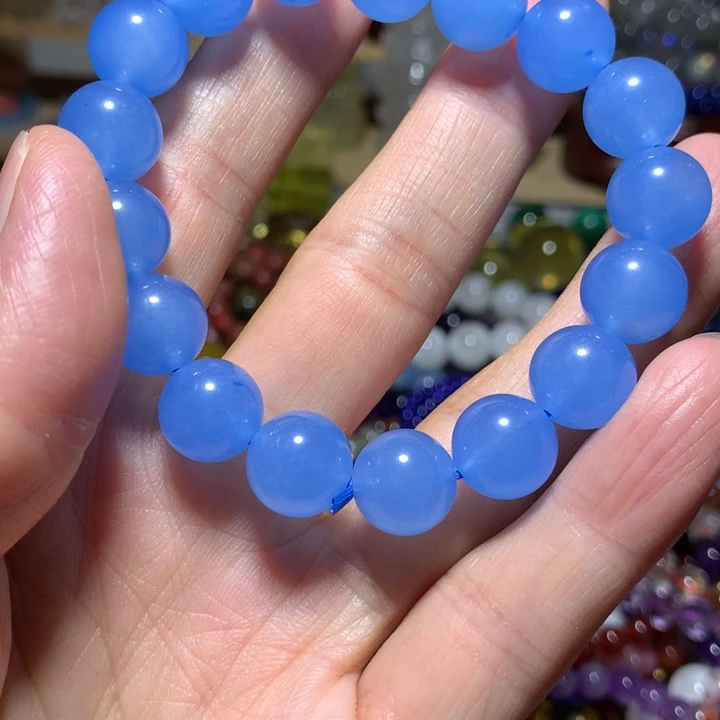 玛瑙/玉髓未镶嵌手链12mm手串