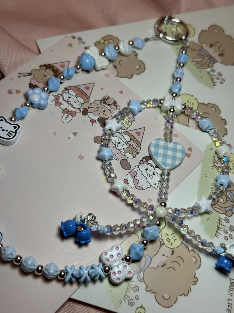 小葡萄手工diy网红手机链（定制款）图片仅供参考