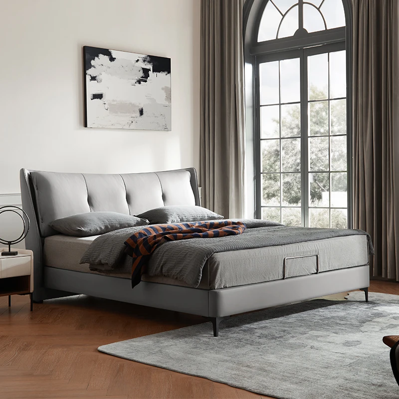 【夏洛S大尺寸】喜临门轻奢简约北欧主卧家用储物大尺寸双人床