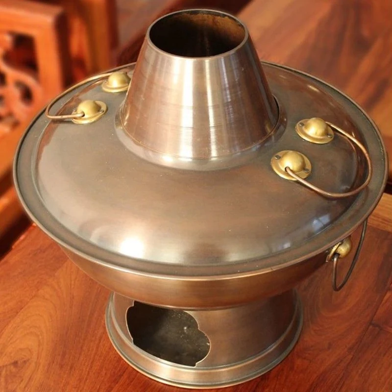 铜火锅纯铜火锅木炭