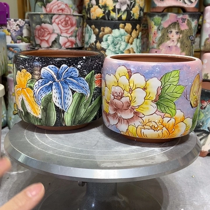 景德镇艺术手绘作品