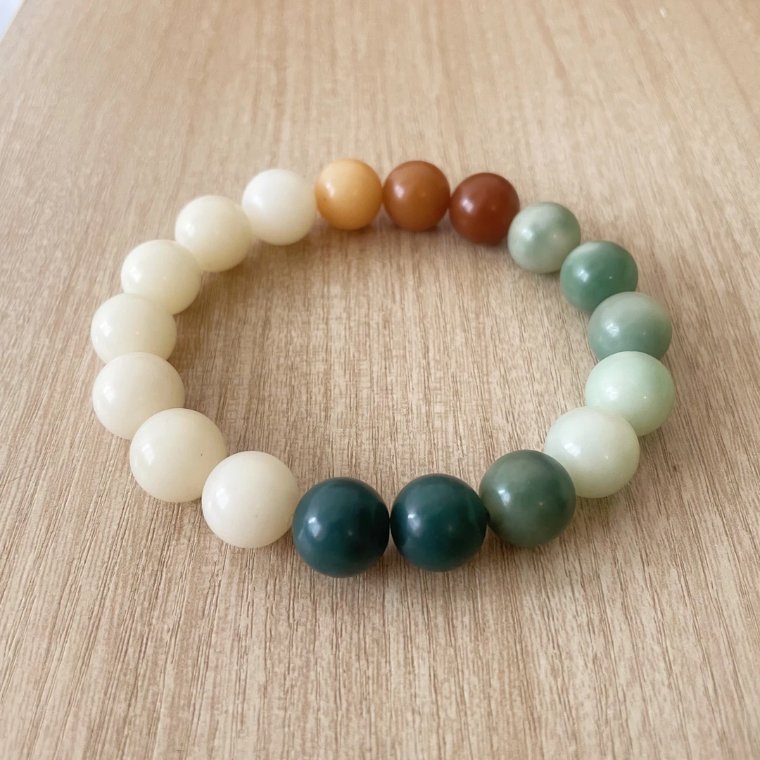 原生态纯天然菩提手串菩提根原生态手串文玩静心菩提圆珠念珠