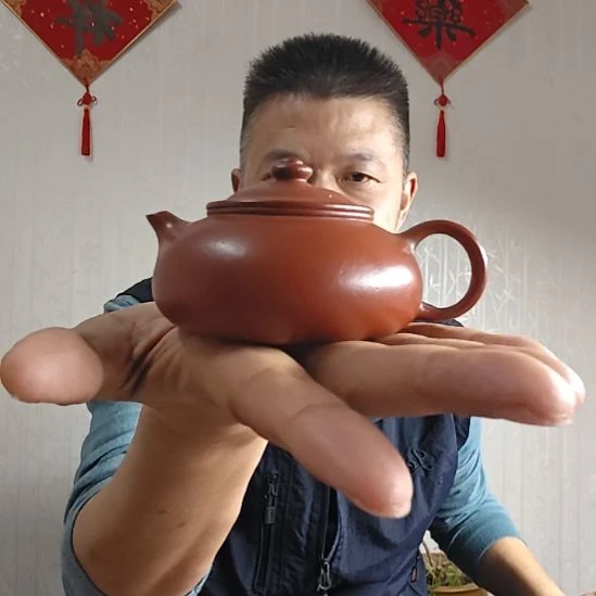 紫砂半手工小煤窑朱泥寒江