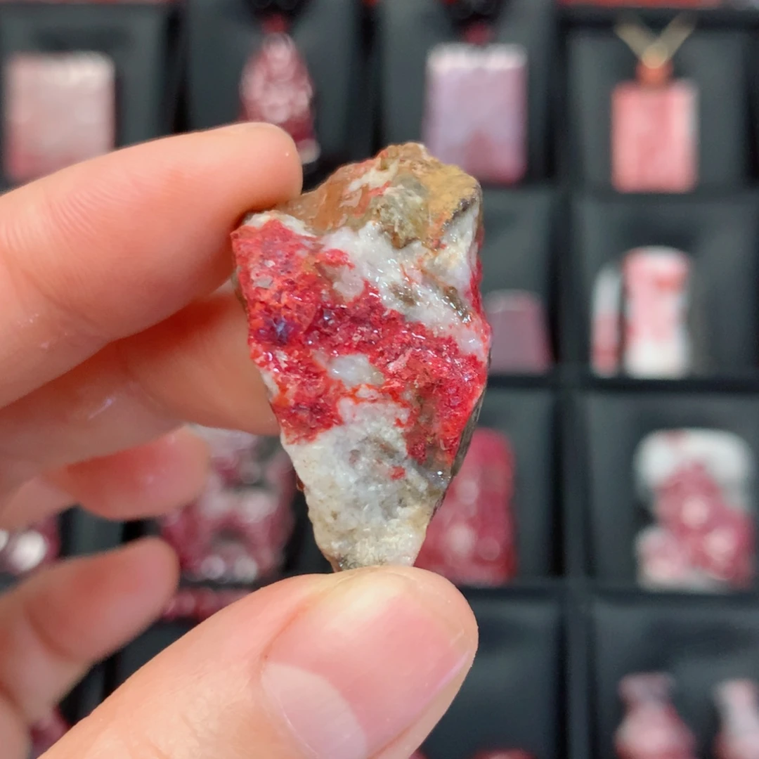 天然辰砂天然毛石