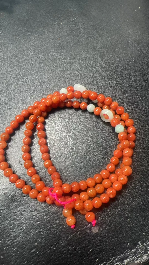 天然翡翠A货 珠链