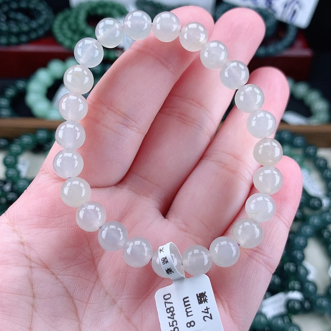 翡翠未镶嵌毛衣链