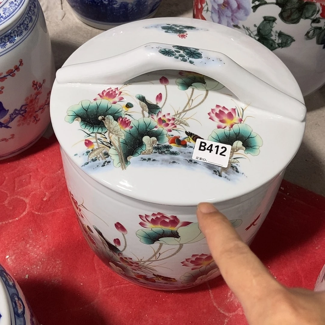 瓷片景德镇陶瓷罐412