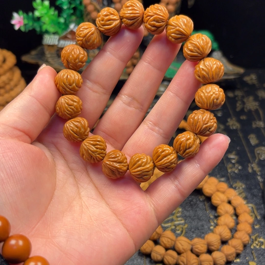 桃核手串金蟾手串