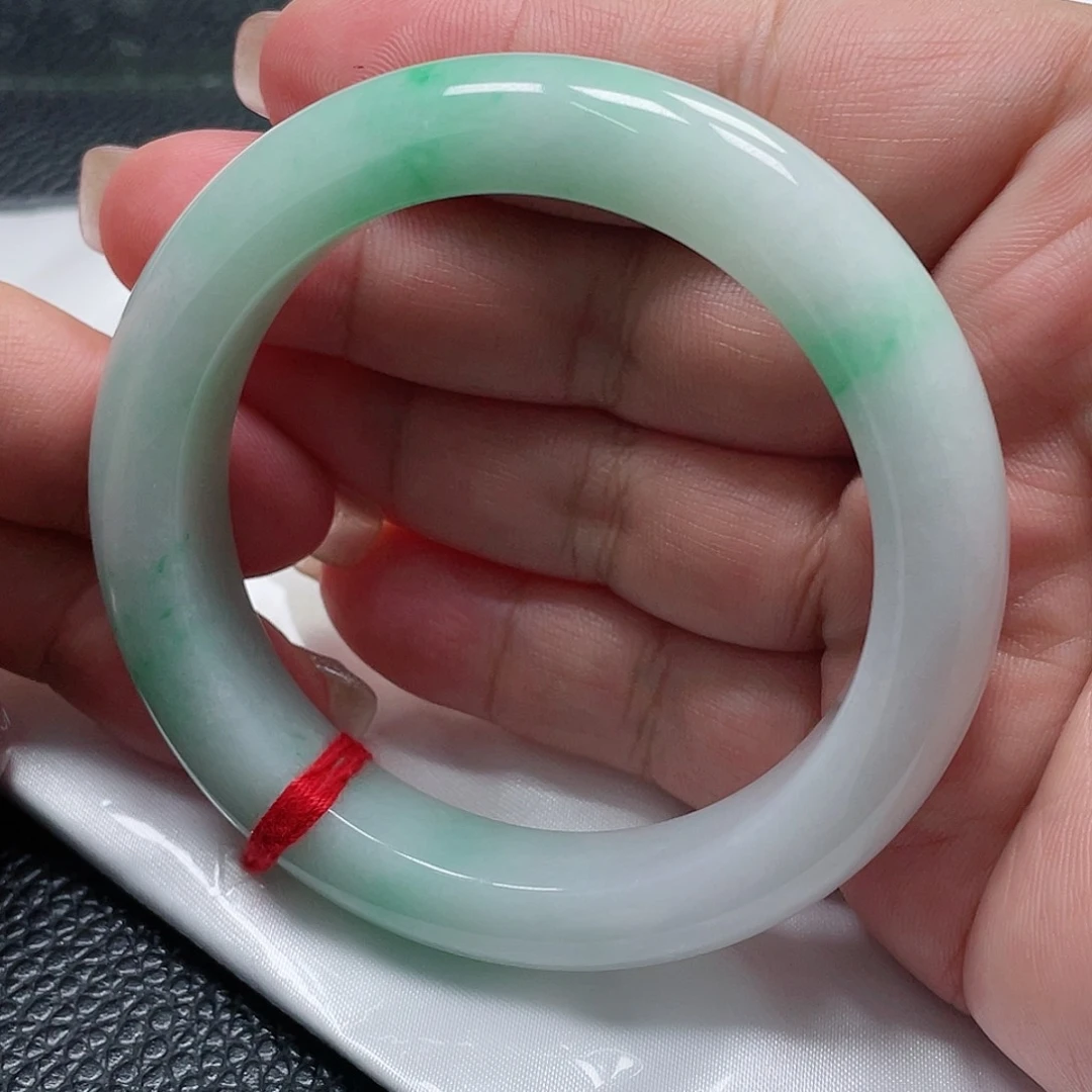 未镶嵌手镯翡翠缅甸翡翠手镯54圈