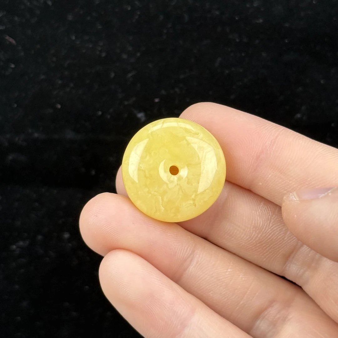 M3100天然蜜蜡 墩子22.7*8.7mm 3克