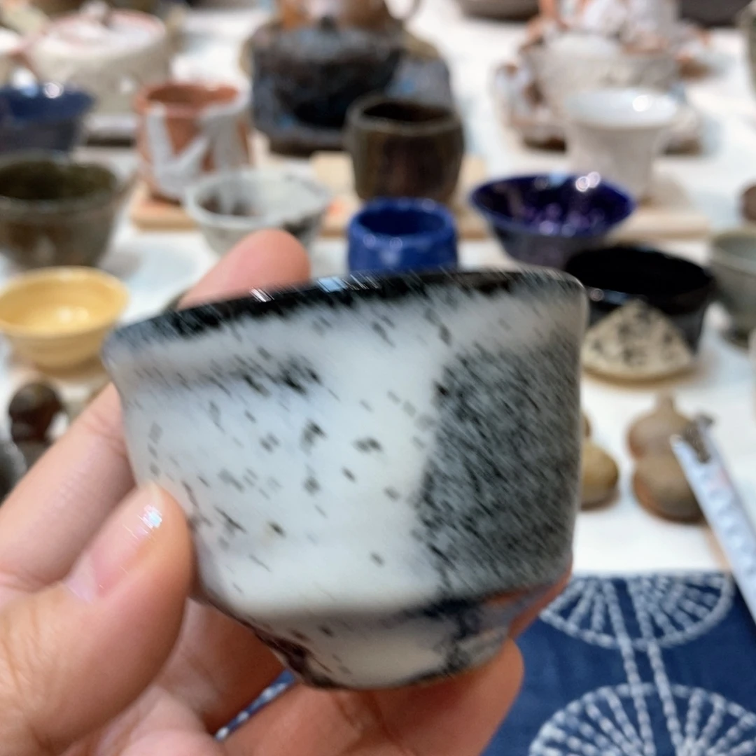 柴烧侘寂粗陶茶具