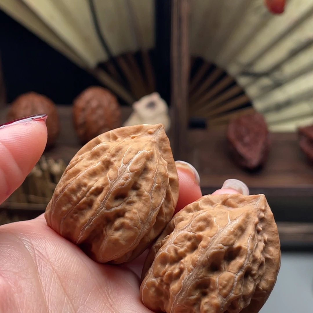 文玩核桃把件楸刀鱼13
