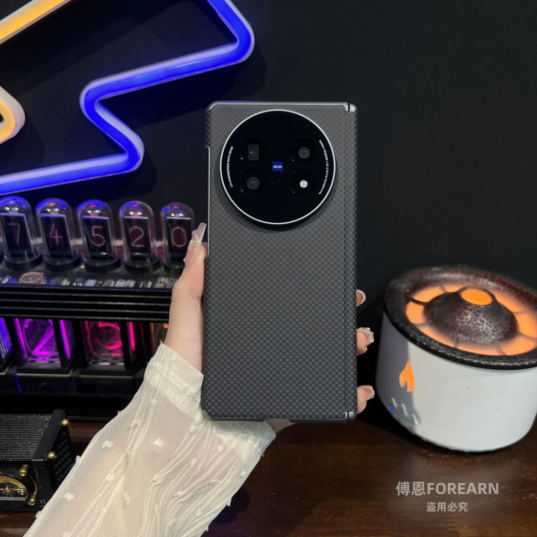 适用于vivoxfold5手机壳xfold5折叠屏双中轴铰链保护套超薄后壳