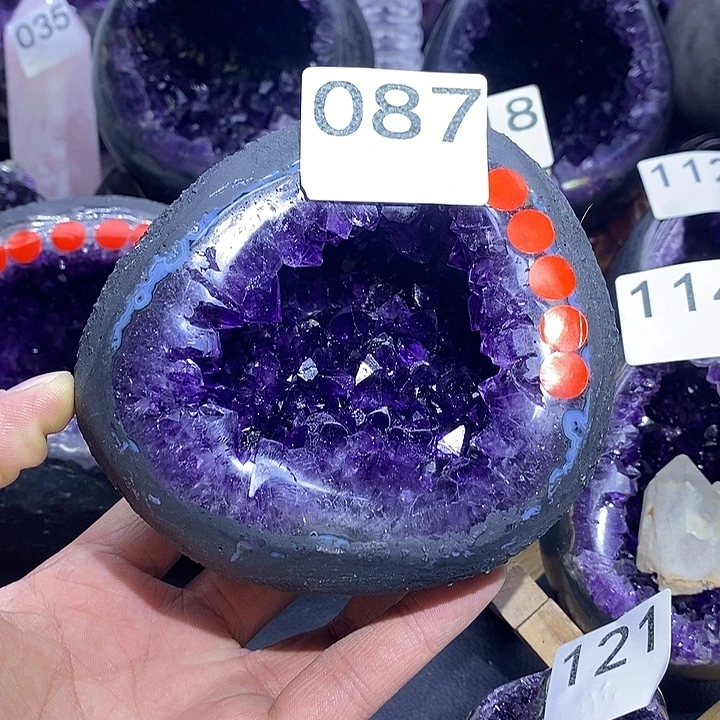珠宝半成品紫晶未镶嵌087