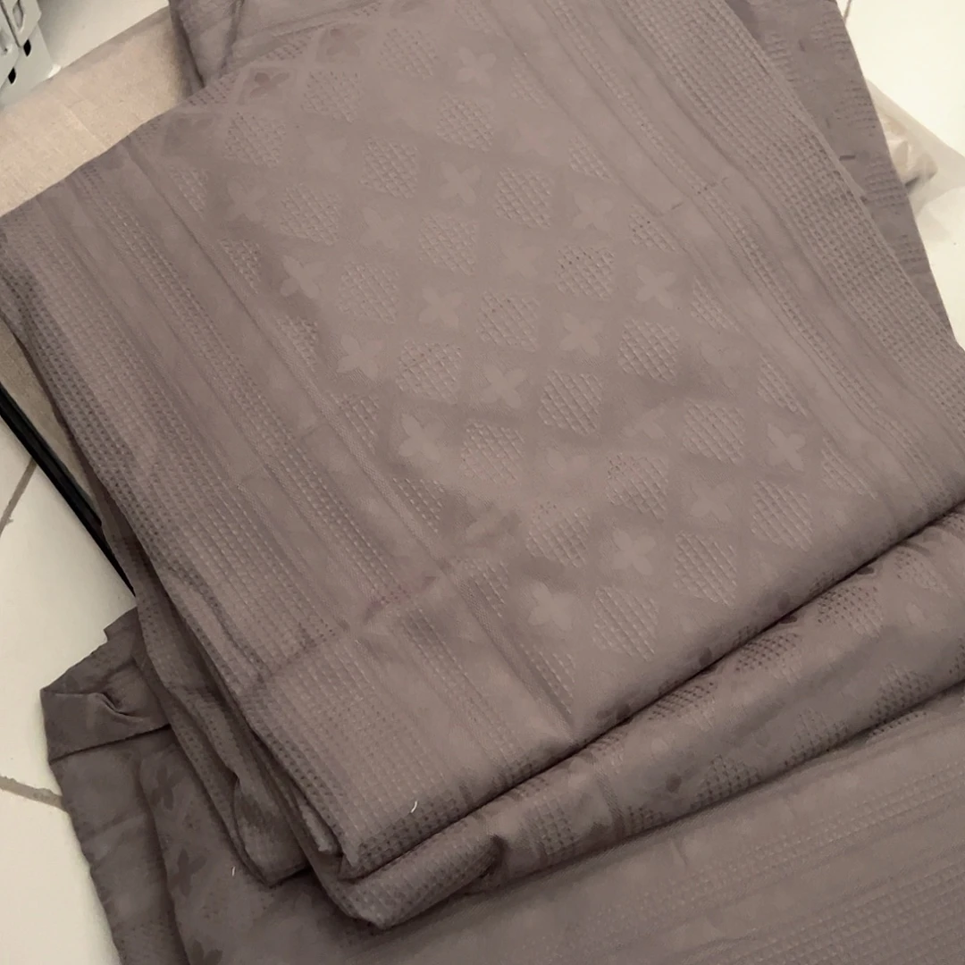 棉棉灰色四叶草四件套标准