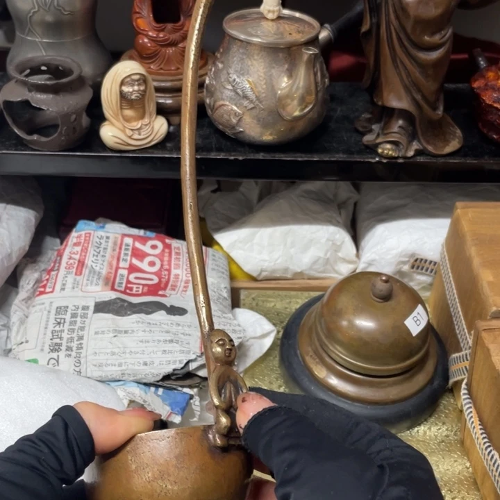 铜中古工艺品摆件