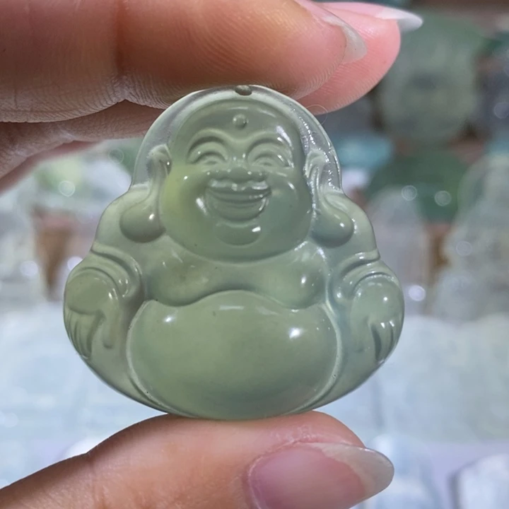 岫玉未镶嵌吊坠吊坠