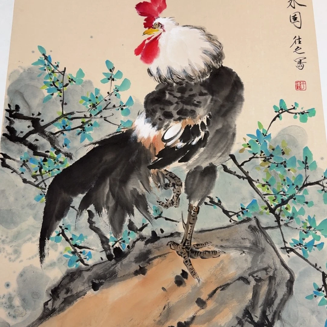 国画国画作品山水花鸟纯手绘