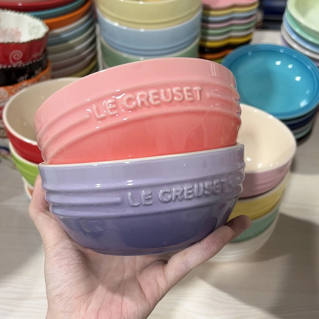 陶瓷 +++5.5英寸 深粉色 浅紫色