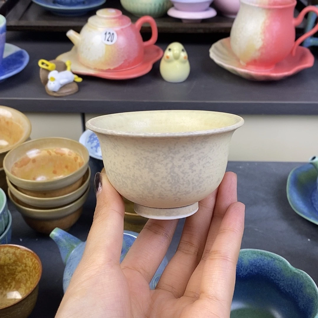 景德镇高温颜色釉茶杯