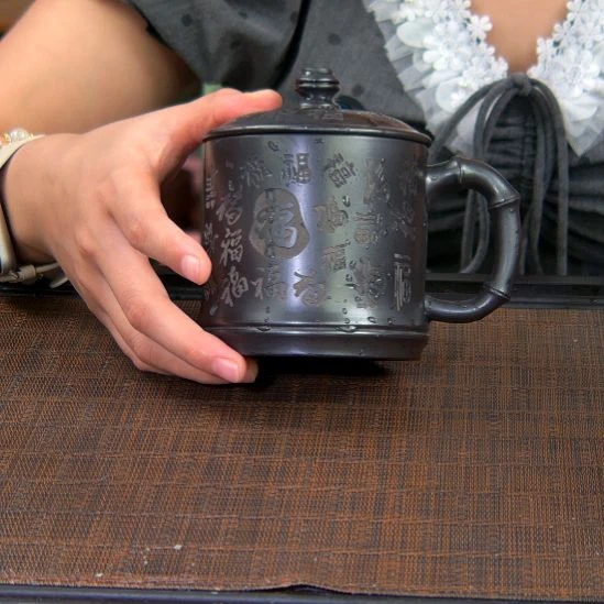 紫砂茶杯高货放漏