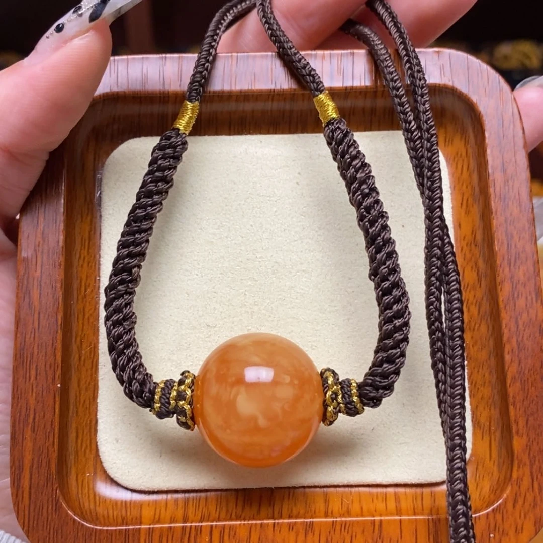 【闪购商品】蜜蜡颈饰未镶嵌项链