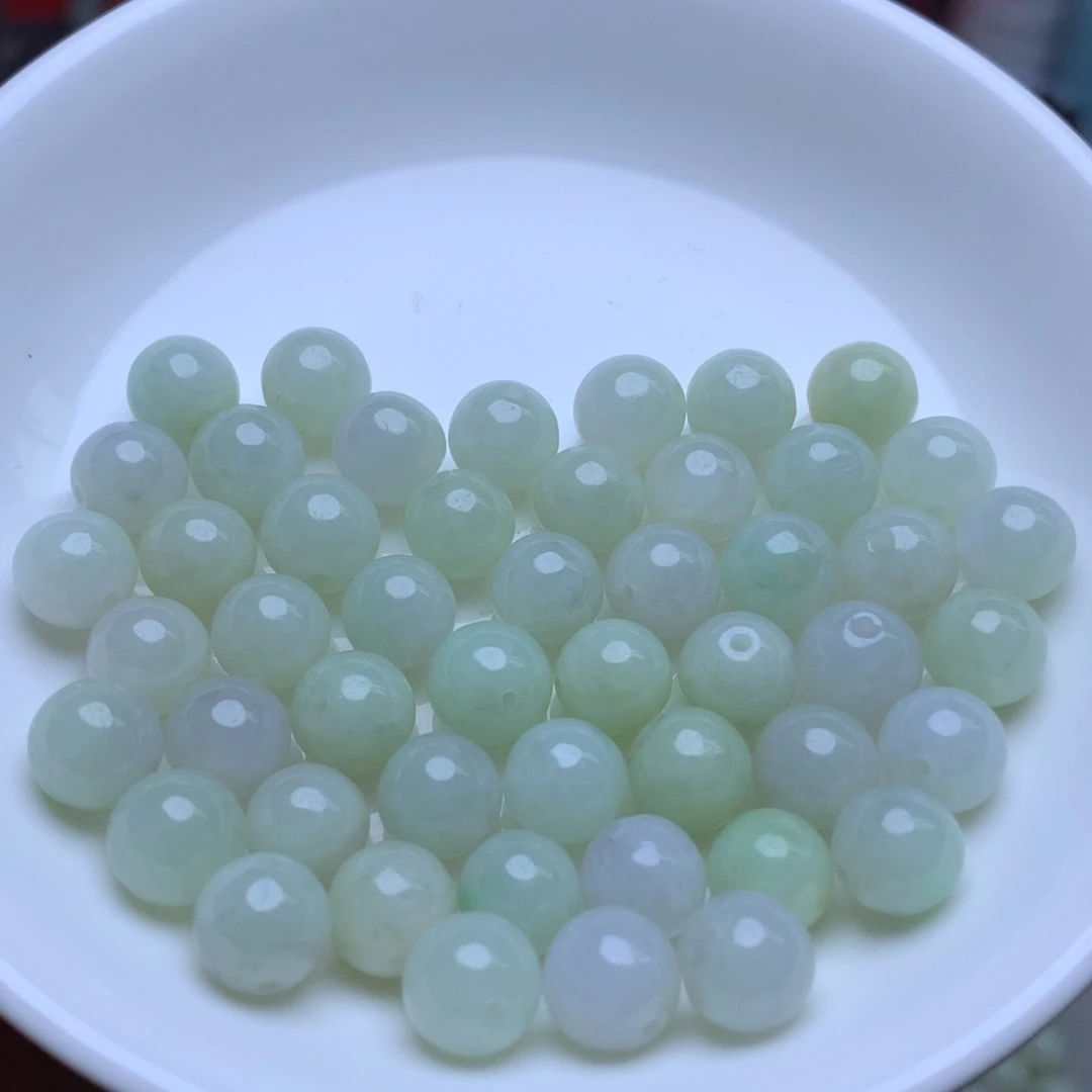 【闪购商品】未镶嵌手链翡翠卡8冰绿25个