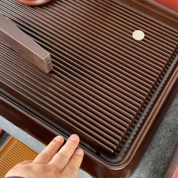 水***工紫色龙纹电木茶盘