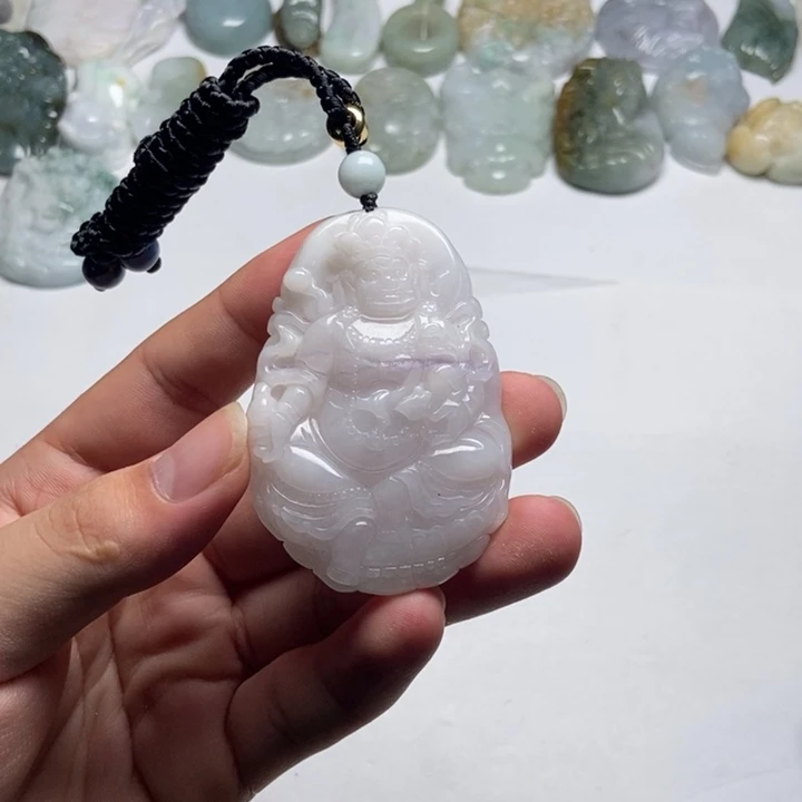 翡翠未镶嵌颈饰黄财24