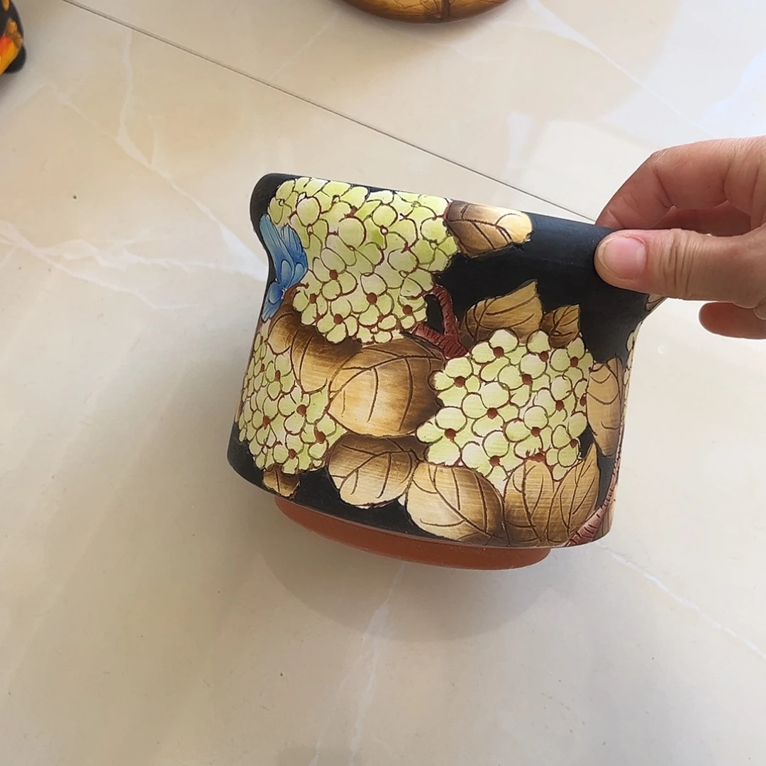 景德镇炫彩手绘我14高12.5