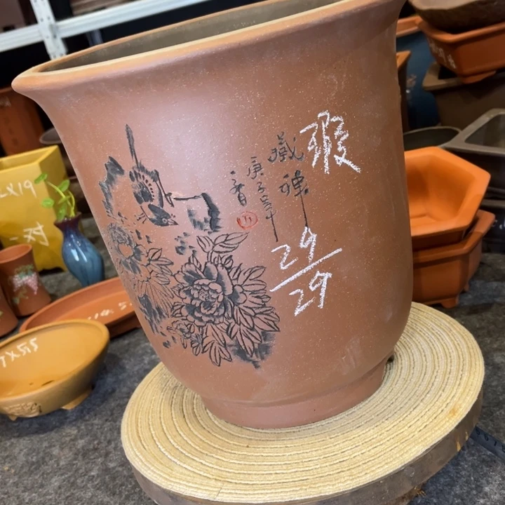 紫砂花盆紫砂花盆