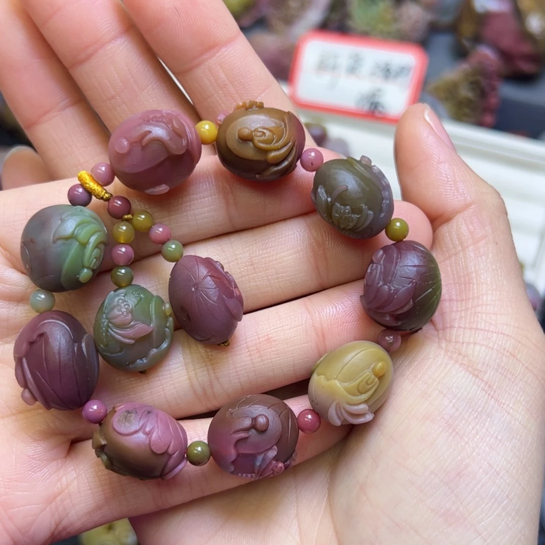 玛瑙/玉髓颈饰未镶嵌琳手串