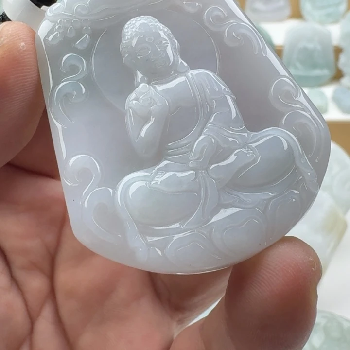 翡翠未镶嵌颈饰天然缅甸A货翡翠