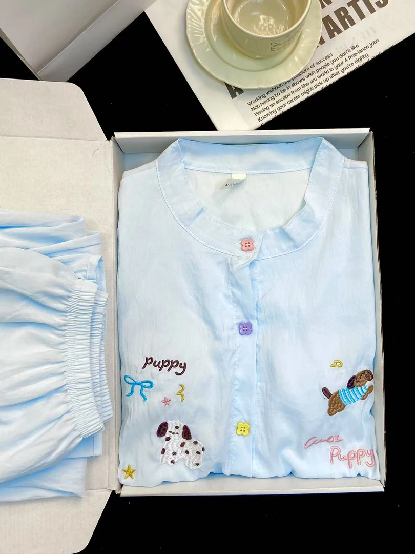 2025睡衣女秋冬季新款云朵棉长袖长裤可外穿家居服套装