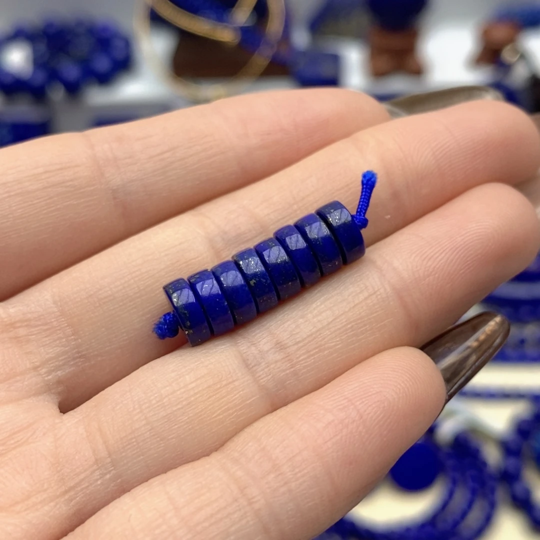 青金石未镶嵌隔片7mm