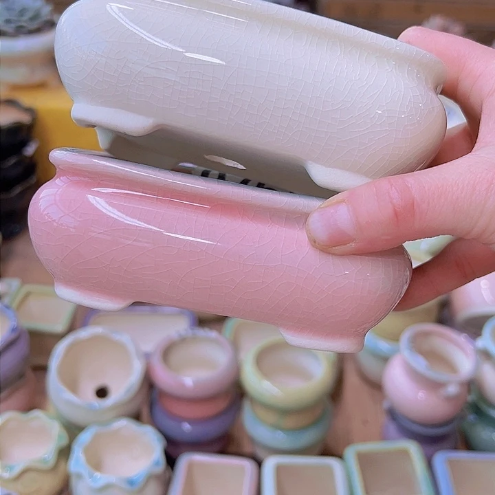 红陶陶瓷花盆当场满12包邮