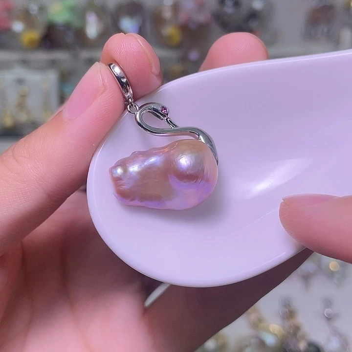 颈饰合金淡水珍珠18