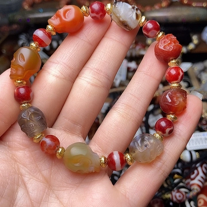 玛瑙/玉髓未镶嵌手链