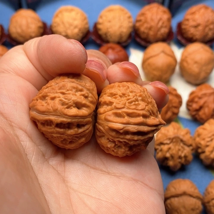 文玩核桃把件若*:小狮子