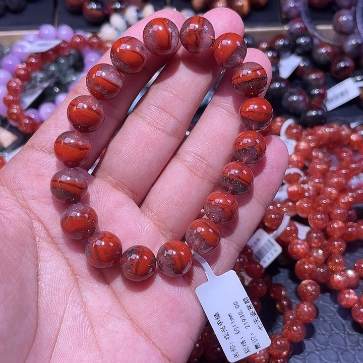 未镶嵌手链水晶极光烟花红药师11