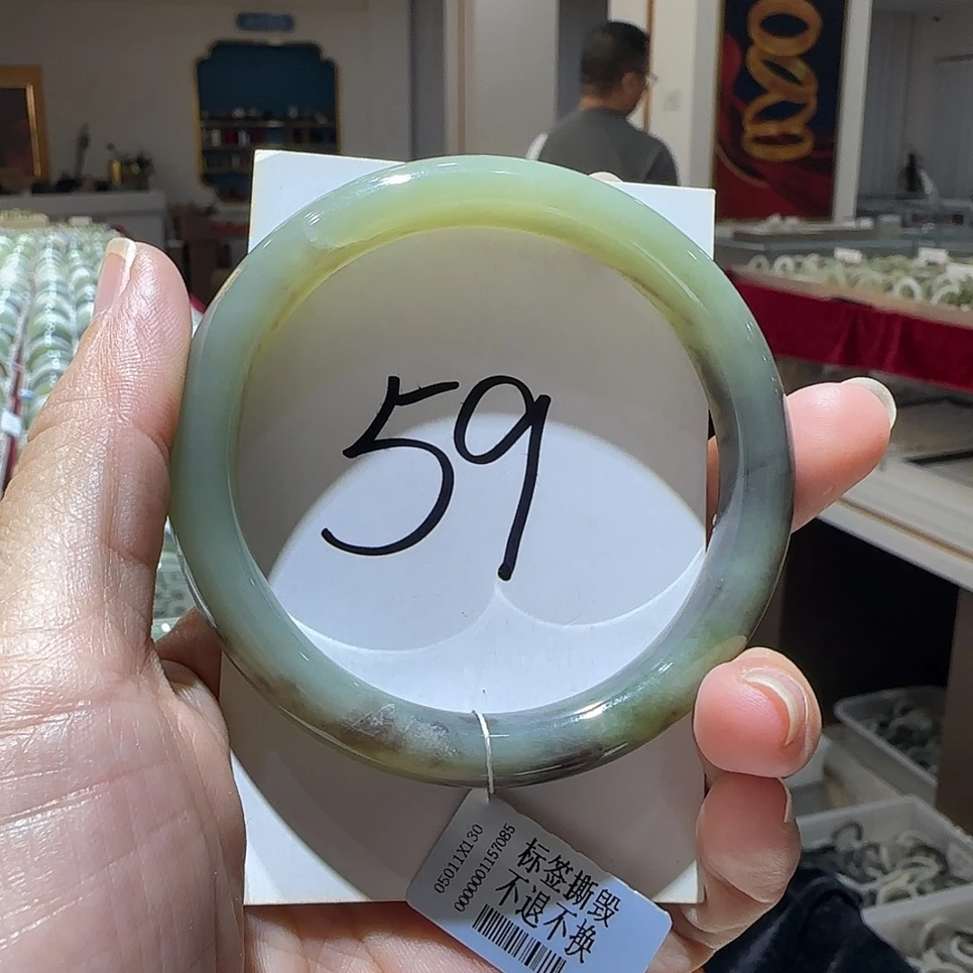 和田玉未镶嵌手镯388