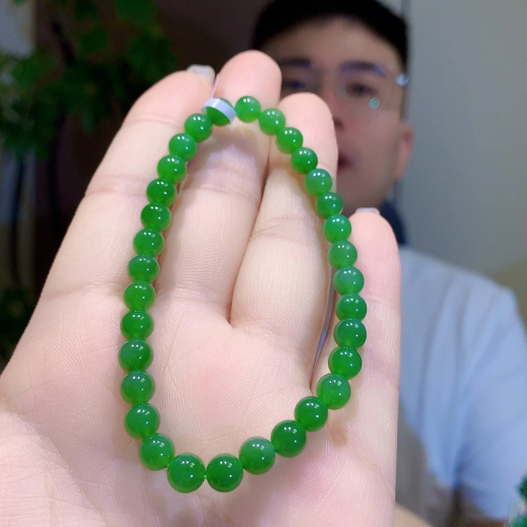 手链未镶嵌和田玉（碧玉）卡6