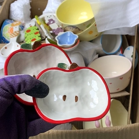 盘陶瓷制品满25拼单发货默认微瑕