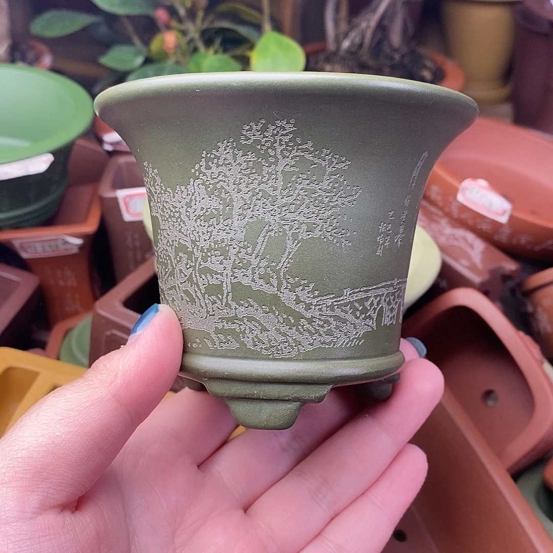 琉璃手工艺品宜兴紫砂精品花盆