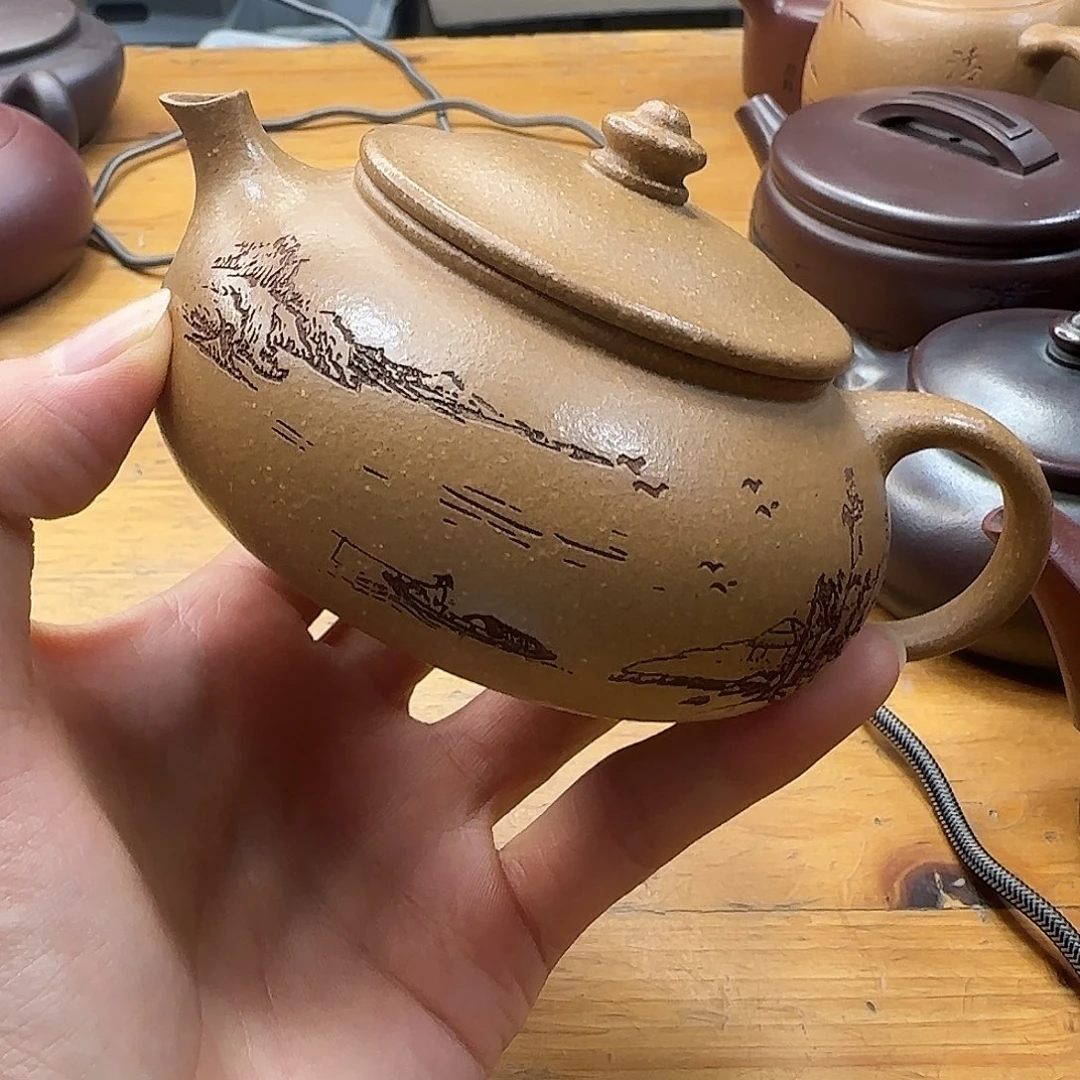 紫砂茶壶民间手艺人全手工制作