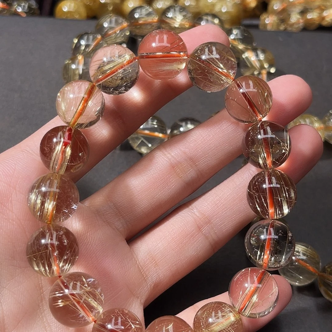 M***M未镶嵌手串发晶顺发钛晶