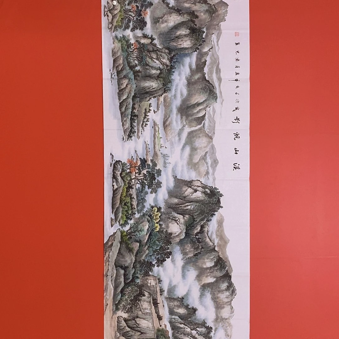 国画山水花鸟国画作品