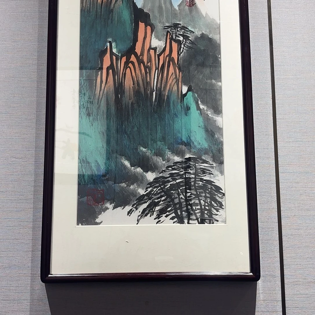 竖款精品书画作品