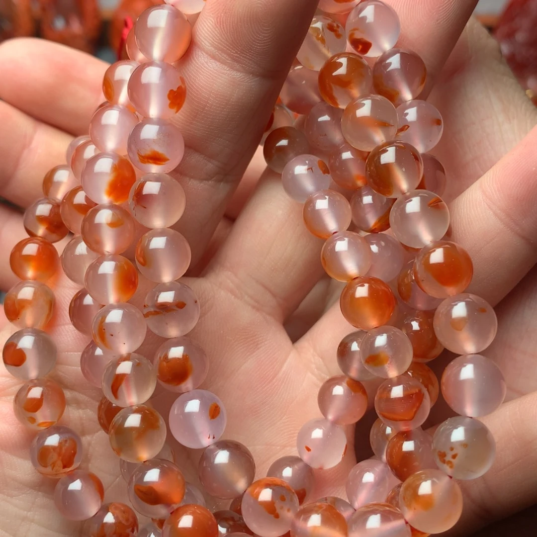 南红玛瑙未镶嵌1冰飘干掌多圈